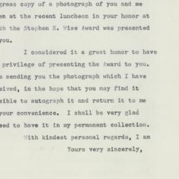 Letter: 1956 January 12