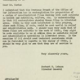 Letter: 1944 February 19