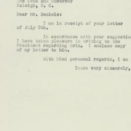 Letter: 1950 July 12