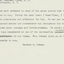 Telegram: 1958 May 19