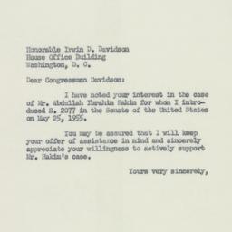 Letter: 1955 June 16