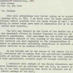 Letter: 1956 May 2