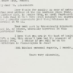 Letter: 1936 April 30