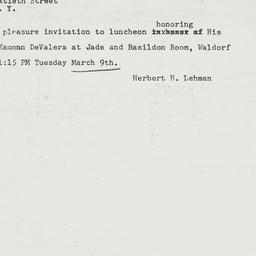 Telegram: 1948 March 8
