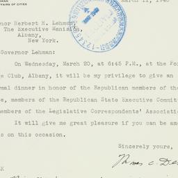 Letter: 1940 March 11