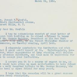 Letter: 1936 March 26