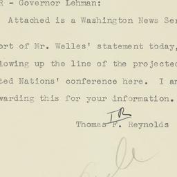 Letter: 1943 March 1