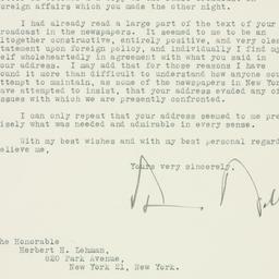 Letter: 1946 October 4