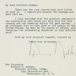 Letter: 1944 August 9