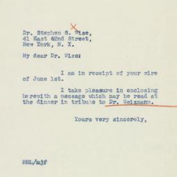 Letter: 1942 June 3