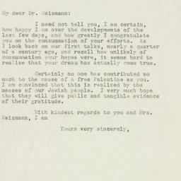 Letter: 1947 December 1
