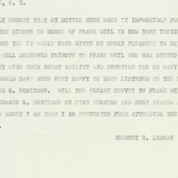 Letter: 1950 May 16