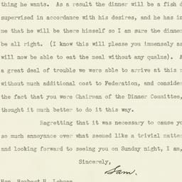 Letter: 1931 October 1