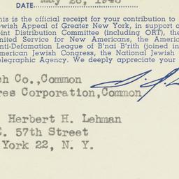 Letter: 1948 May 26