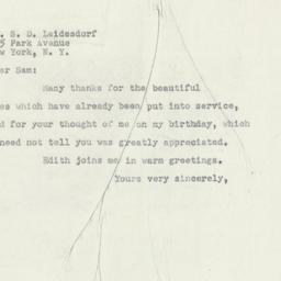 Letter: 1951 March 31