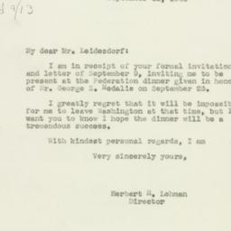 Letter: 1943 September 11