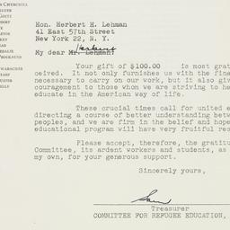 Letter: 1948 July 27