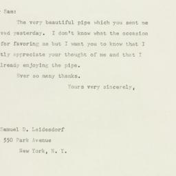 Letter: 1947 October 22