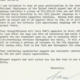 Letter: 1962 December 20