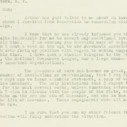 Letter: 1932 November 25