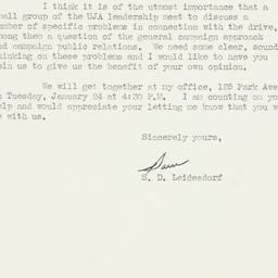 Letter: 1950 January 17