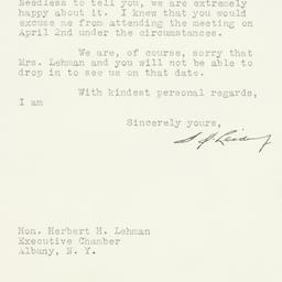 Letter: 1939 March 23