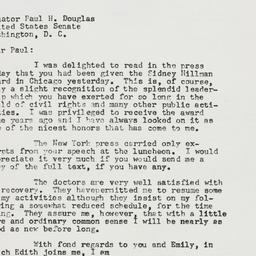 Letter: 1957 November 13