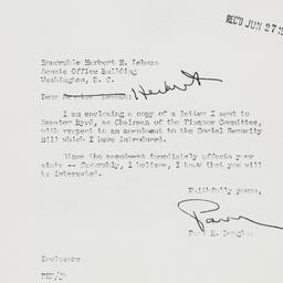 Letter: 1956 June 26
