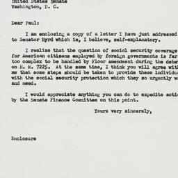Letter: 1956 July 16