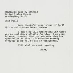 Letter: 1955 April 27