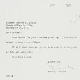 Letter: 1952 April 3