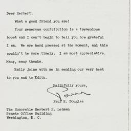Letter: 1954 October 5