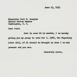 Letter: 1953 June 23