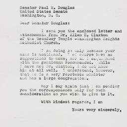 Letter: 1950 March 15