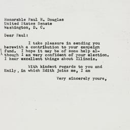 Letter: 1954 September 27