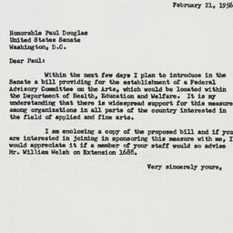 Letter: 1956 February 21