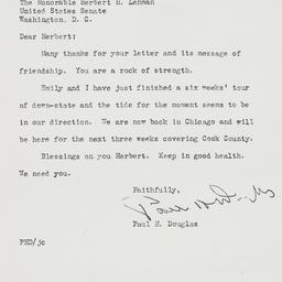 Letter: 1953 October 23