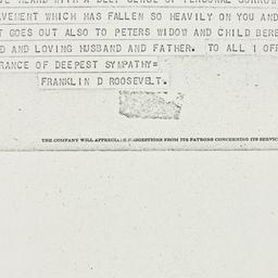 Telegram: 1944 April 11