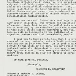 Letter: 1943 December 7