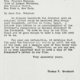 Letter: 1944 March 2