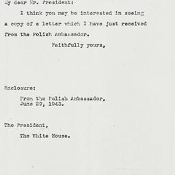 Letter: 1943 July 1