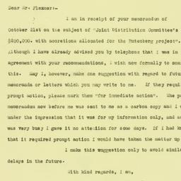 Letter: 1925 October 26