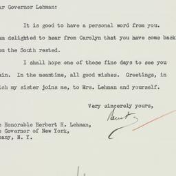 Letter: 1934 December 4