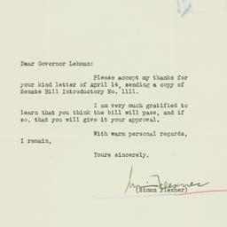 Letter: 1934 April 19