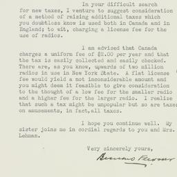 Letter: 1933 January 28