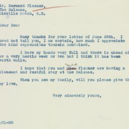 Letter: 1933 August 3