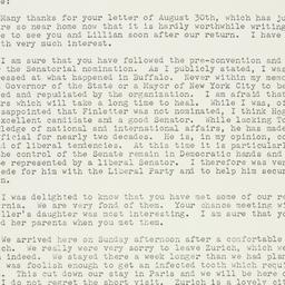 Letter: 1958 September 9