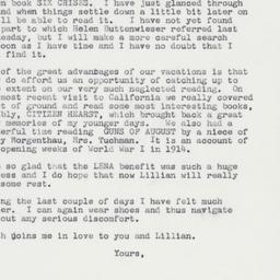 Letter: 1962 April 2