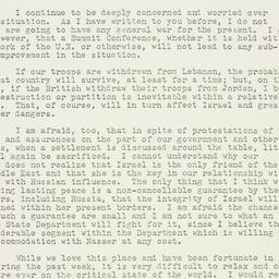 Letter: 1958 August 2