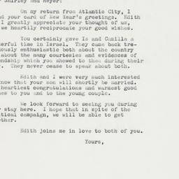 Letter: 1962 October 4